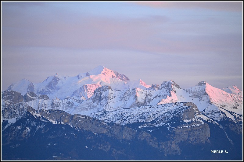 Le Mont-Blanc sur son 31
