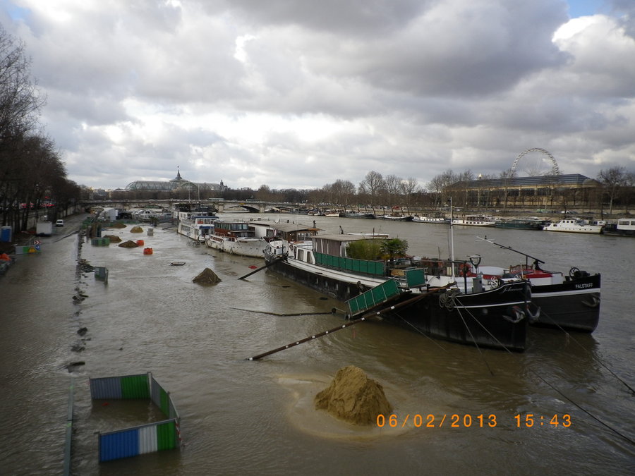 La Seine en crue !