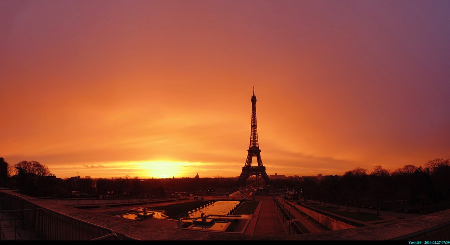 lever du soleil paris