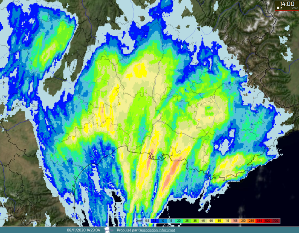 Cumul d'aprÃ¨s radar