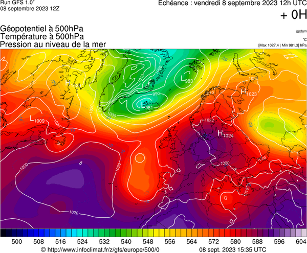 GFS analyse 12z